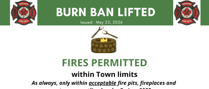 Burn Ban Lifted - May 22, 2026