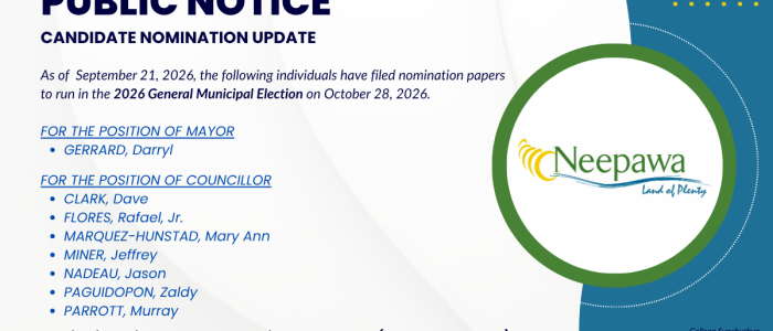 Public Notice - Nomination Update