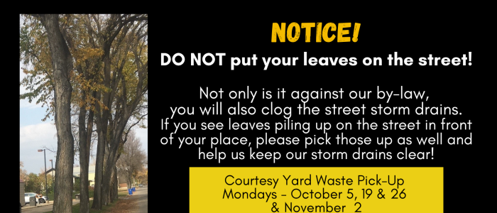 Copy of Yard Waste - Leaves 2026